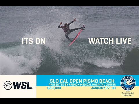 Surfing🌅🌊 WATCH LIVE SLO CAL Open Pismo Beach Day 2