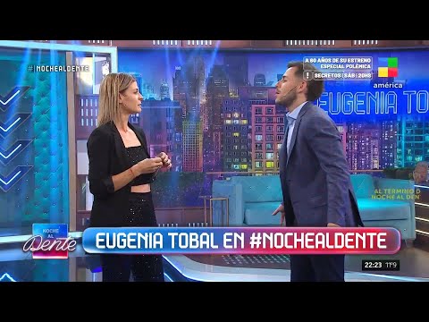 FER DENTE RECIBIÓ a EUGENIA TOBAL y BAILARON JUNTOS
