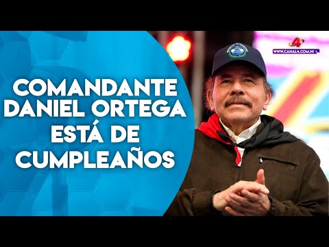 El Comandante Daniel Ortega está de cumpleaños, estas personalidades lo felicitaron