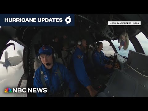 'Worst I've seen': NOAA hurricane hunter describes flight into storm to collect data