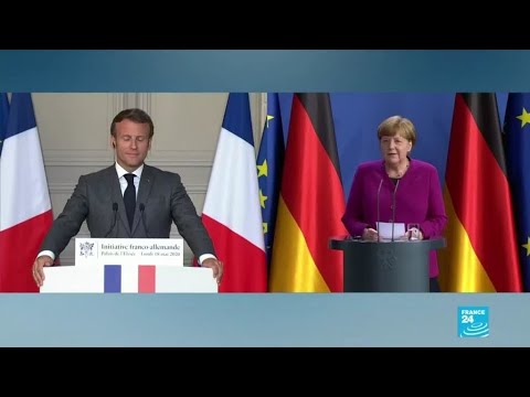 REPLAY - Covid-19 en Europe : Visioconférence commune Macron - Merkel