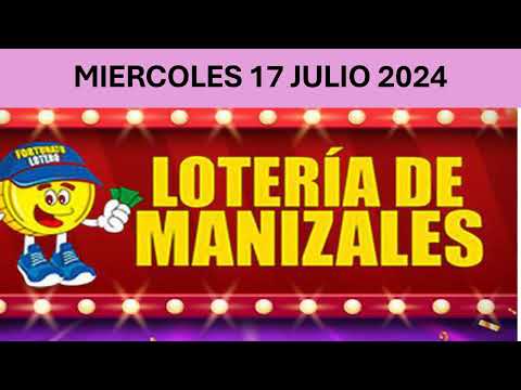 Probabilidades de la LOTERIA DE MANIZALES del Miércoles 17 Julio de 2024 #loteriademanizales