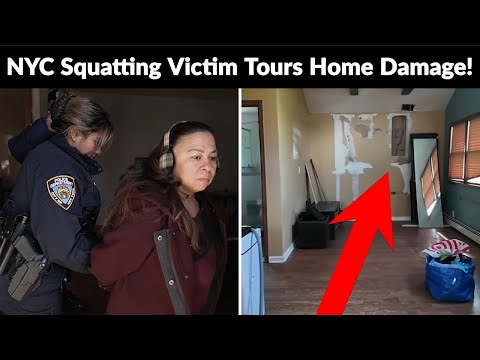 NYC Squatting Victim Gives Tour Of The DAMAGE Done To Her Home!