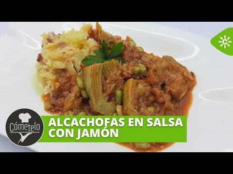 Cómetelo | Alcachofas en salsa con jamón