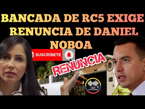 LUISA GONZÁLEZ Y BANCADA DE RC5 LE EXIGEN RENUNCIA NOBOA POR INCAPA.CIDAD PARA GOBERNAR NOTICIAS RFE