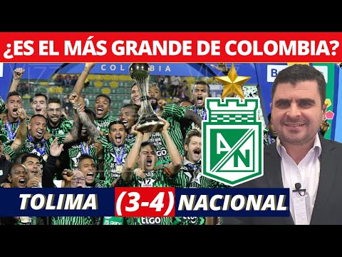 Tolima 2-1 Nacional Campeón (3-4 Global) | Final Liga Dimayor 2022-I | Resumen, Goles x J.F. Cadavid