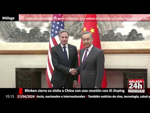 Noticia - Blinken cierra su visita a China con una reunión con Xi Jinping