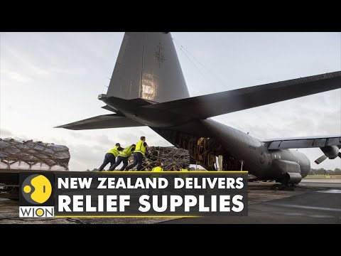 New Zealand distributes life-saving supplies to disaster-hit Tonga | Volcanic Eruption | WION