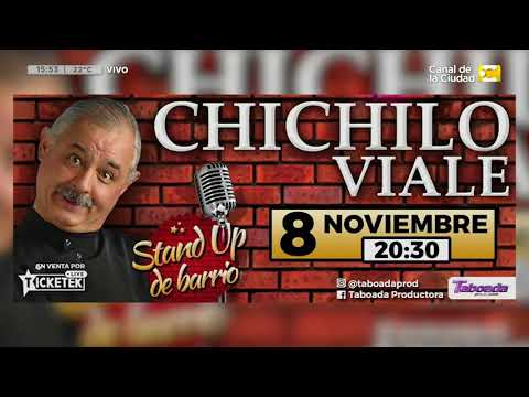 Chichilo Viale presenta su Stand up de barrio vía streaming en Hoy Nos Toca