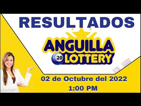 Loteria Anguilla Lottery 1:00 PM De hoy Domingo 02 de Octubre del 2022