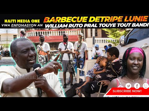 Barbecue Detripe Jounalis Lunie Joseph, William Ruto Bay Janl Pral Tout Tout Bandi Viv Ansanm