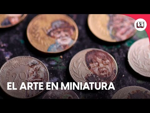 Este joven PINTA RETRATOS en MONEDAS | feedvak