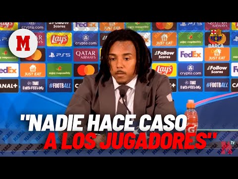 Koundé: Nadie nos hace caso y llegará un momento en el que tendremos que ir a la huelga I MARCA