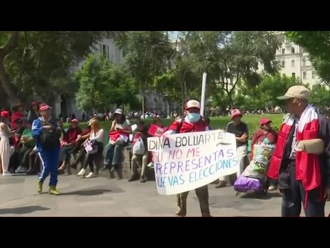 Toma de Lima: Manifestantes se concentran en la plaza San Martín bajo resguardo policial