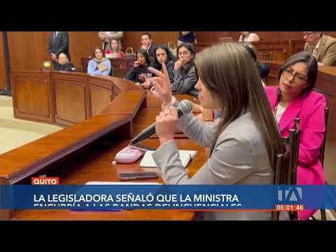 Cruce de palabras entre la ministra Mónica Palencia y la legisladora correísta Mónica Palacios