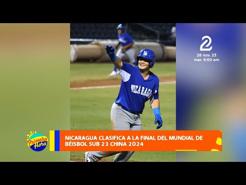 Nicaragua clasifica a la final del mundial de béisbol Sub 23 China 2024