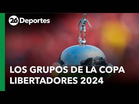 Así quedaron los grupos de la COPA LIBERTADORES 2024 luego del sorteo en CONMEBOL