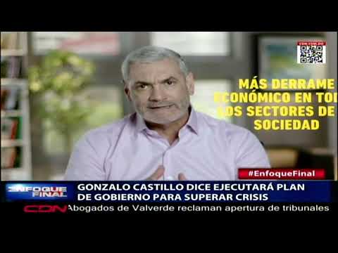 Gonzalo Castillo dice ejecutará plan de Gobierno para superar crisis