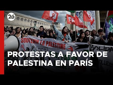 FRANCIA | Las protestas a favor de Palestina llegaron a las universidades de París