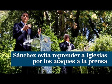Pedro Sánchez evita reprender a Pablo Iglesias por los ataques a la prensa