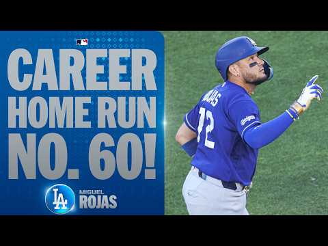 Miguel Rojas hits his 60th career homer to extend the LA 다저스 lead  | MLB 하이라이트