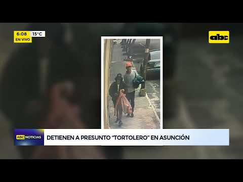 Detienen a presunto “tortolero” en Asunción