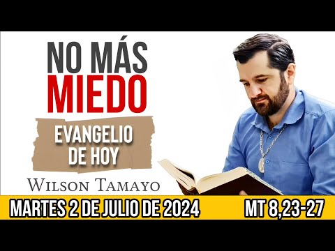Evangelio de hoy MARTES 2 de JULIO (Mt 8,23-27) | Wilson Tamayo | Tres Mensajes