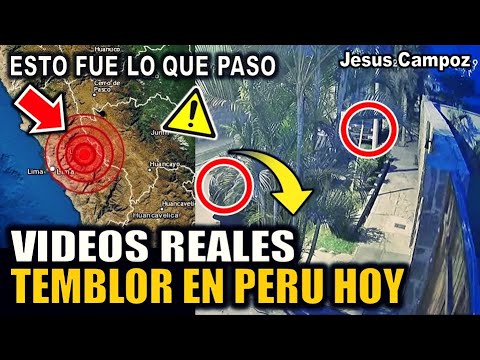 Temblor de 5.6 en Lima hoy 7 enero 2022 + VIDEO DEL MOMENTO | Sismo peru 07/01/2022 noticia videos