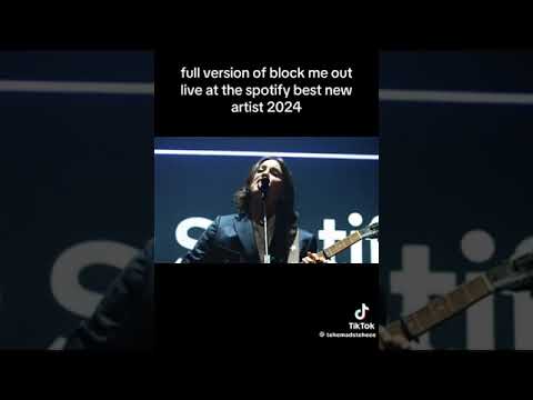 Gracie Abrams, Block me out (Live)