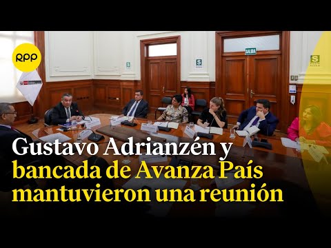 Finalizó la reunión entre Gustavo Adrianzén y la bancada de Avanza País