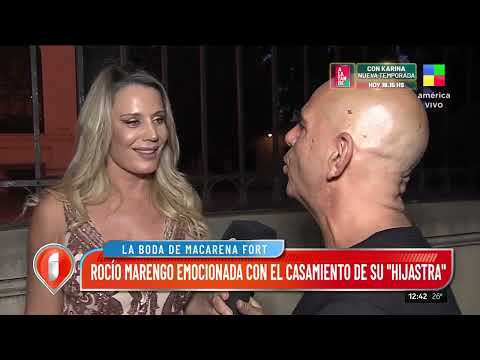 Cobertura del casamiento de Macarena, la hija de Eduardo Fort