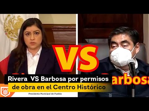 Miguel Barbosa contra Claudia Rivera por permisos de obra en el Centro Histórico