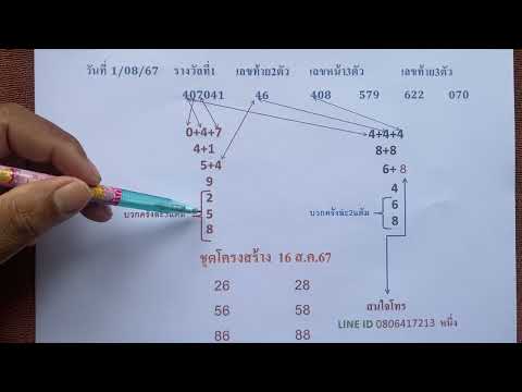 หวยออก94เลข2ตัวล่างตรงๆงวด