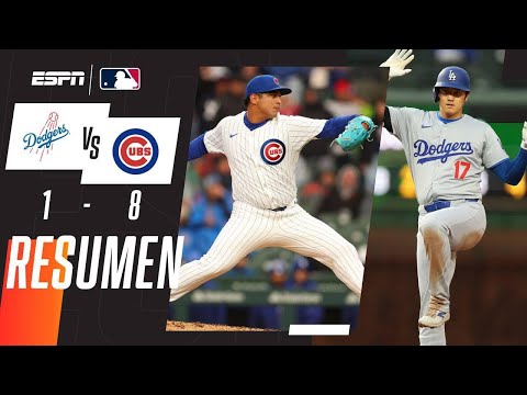Resumen | Dodgers 1- 8 Cubs | MLB