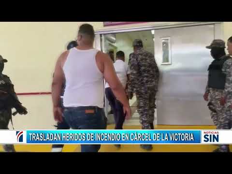 Trasladan heridos de incendio en La Victoria a unidad de quemados del Ney Arias Lora