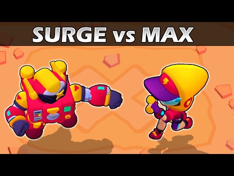 SURGE vs MAX | 1vs1 | 18 Test | Brawl Stars