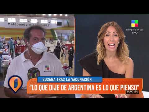 Susana Gimenez:: Lo que dije de Argentina es lo que pienso