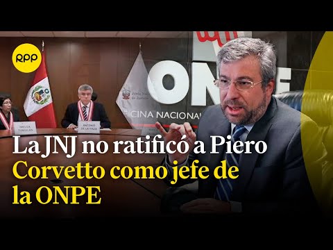 JNJ habría votado en términos personales para no ratificar a Piero Corvetto, según Fernando Tuesta