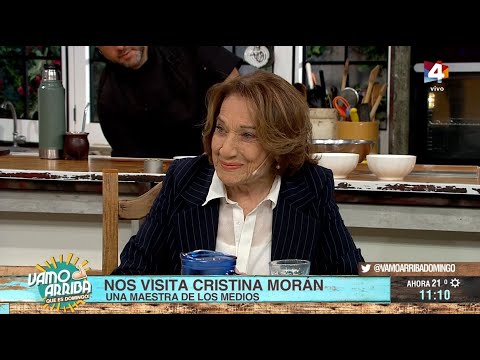 Vamo Arriba que es domingo - Cristina Morán: Una maestra de los medios