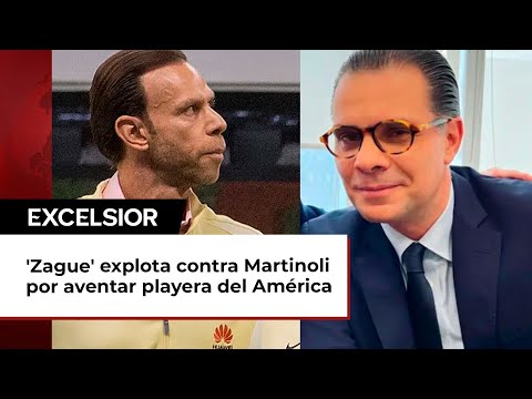 'Zague' explota contra Martinoli por aventar playera del América al pis