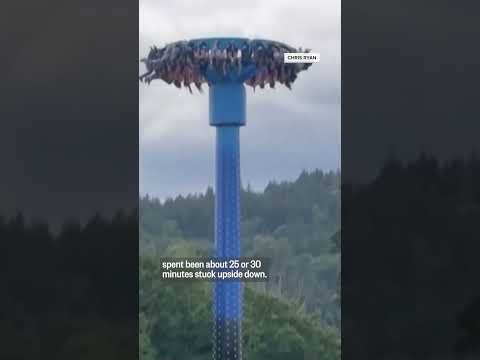AtmosFEAR riders stuck upside down for half an hour