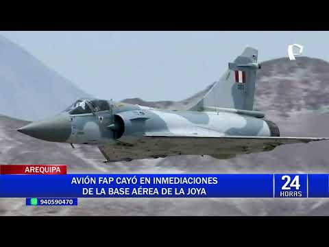 Arequipa: avión de la Fuerza Aérea del Perú desaparece durante entrenamiento