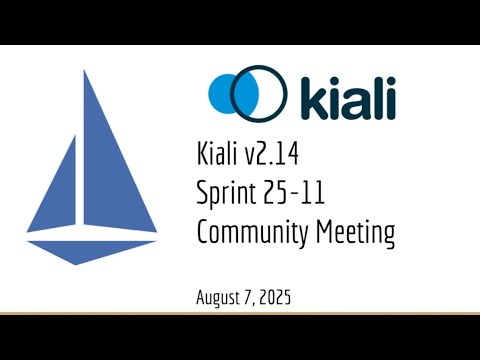 Thumbnail for Kiali sprint demo v2.14