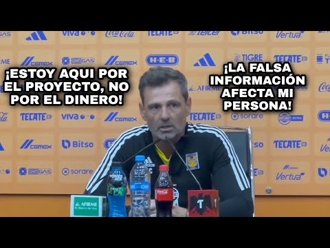 Diego Cocca: “No cobro el dinero que dicen que cobro | Conferencia de prensa | Club Tigres