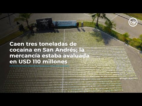 Caen tres toneladas de cocaína en San Andrés; la mercancía estaba avaluada en USD 110 millones