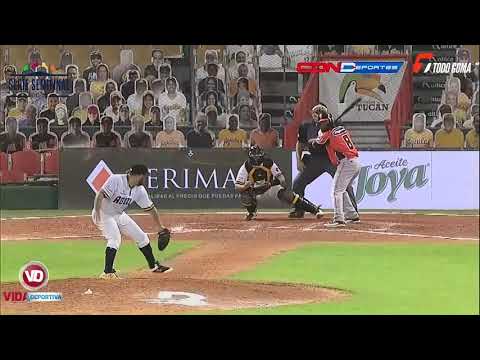 Highlights LIDOM | 3er Juego Toros vs Aguilas| Semifinal 2020 |Yoanner Negrín dominó a los Toros