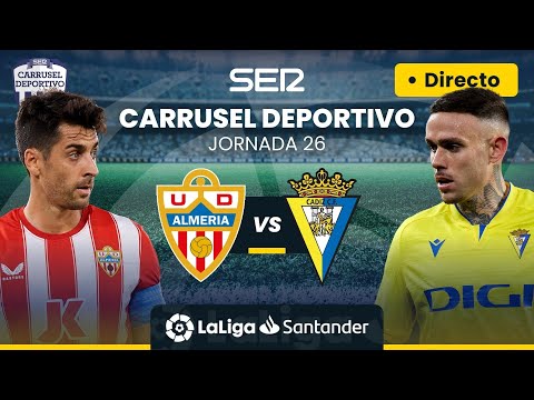 ? UD ALMERÍA vs CÁDIZ CF | EN DIRECTO #LaLiga Jornada 26