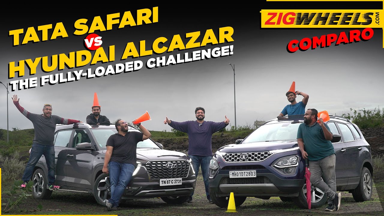 Tata Safari vs Hyundai Alcazar Fully-Loaded | Not A Review!