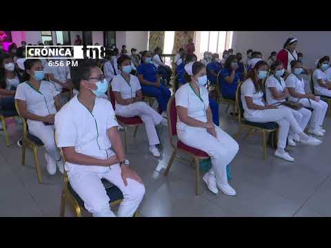 Brindan charla motivacional a estudiantes de enfermería en Nicaragua