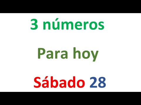 3 números para el Sábado 28 de septiembre, El campeón de los números